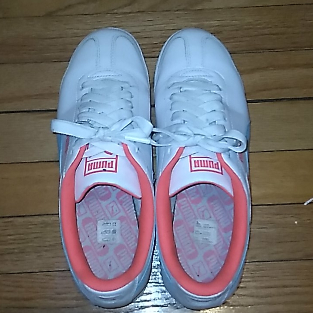 Puma Roma Amor Heart White Pink  Casual Sneakers